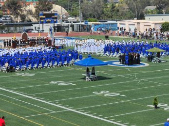 2022 Swaim Grad Porch View Start of Ceremony